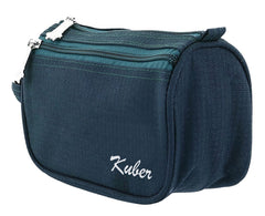 Kuber Industries Toiletry Travel Bags Shaving Kit/Pouch/Bag for Men and Women with 2 Main Compartment (Set of 2,Blue)-KUBMART11930