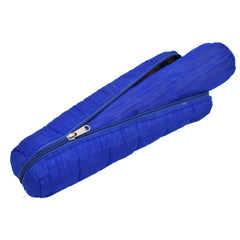 Kuber Industries 2 Pieces Watch Case,Bangle Box/Wrist Watch Holder/Watch Organizer/Bracelet Pouch Zip Top Watch Case With One Roll (Blue)-KUBMART16105