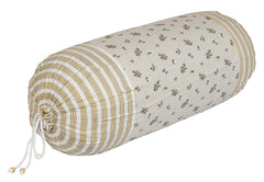 Kuber Industries Leaf Design Premium Cotton Bolster Covers, 16 x 30 inch, Set of 4 (Cream), Standard (HS_37_KUBMART019996)