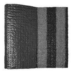 Heart Home Rubber Strips Design Door Mat for Porch/Kitchen/Bathroom/Laundry Room, 24"x48" (Grey) 54HH4001.