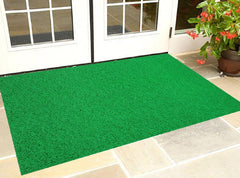 Kuber Industries PVC Door Mat - 39"x27"x1", Green(Pack of 1)