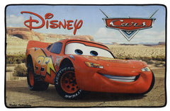 Kuber Industries Disney Cars 4 Pieces Anti-Slip Door Mat 23"x15" (Brown) - CTKTC46055