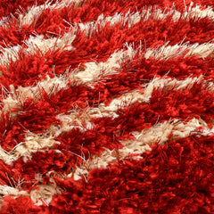 Heart Home Designer Soft, Lightweight Velvet Door Mats for Entry, Patio, Porch, Bedroom, Living Room (Red)-50HH01082