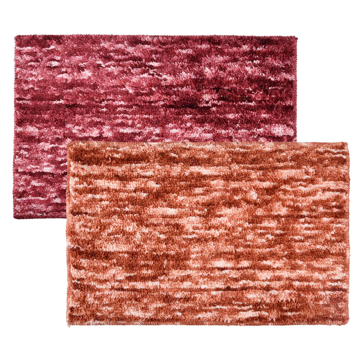 Heart Home Door Mat | Multi Riyal Doormat | Microfiber Entrance Mat | Entry Doormat | Office Entrance Door Mat | Door Mat for Home | Door Mat for Living | Pack of 2 | Multi