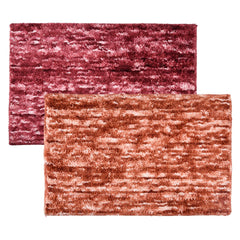 Heart Home Door Mat | Multi Riyal Doormat | Microfiber Entrance Mat | Entry Doormat | Office Entrance Door Mat | Door Mat for Home | Door Mat for Living | Pack of 2 | Multi