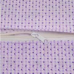 Kuber Industries Cushion Cover|Ractangle Cushion Covers|Sofa Cushion Covers|Cushion Covers 16 inch x 16 inch|Cushion Cover Set of 5|(Purple)