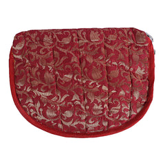 Kuber Industries Cotton Jewellery Pouch Kit (RED)