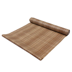 Kuber Industries Lining Design PVC Wardrobe Kitchen Drawer Cupboard Cabinet Shelf Mat|Water Proof DustProof 5 MTR Roll & Easy to Cut Size 500 x 45 CM (Brown) CTKTC040176, Standard,Polyvinyl Chloride