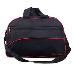 Kuber Industries Polyster Travel Duffle Bag (Black), Blue-Zone 3 -CTKTC8834