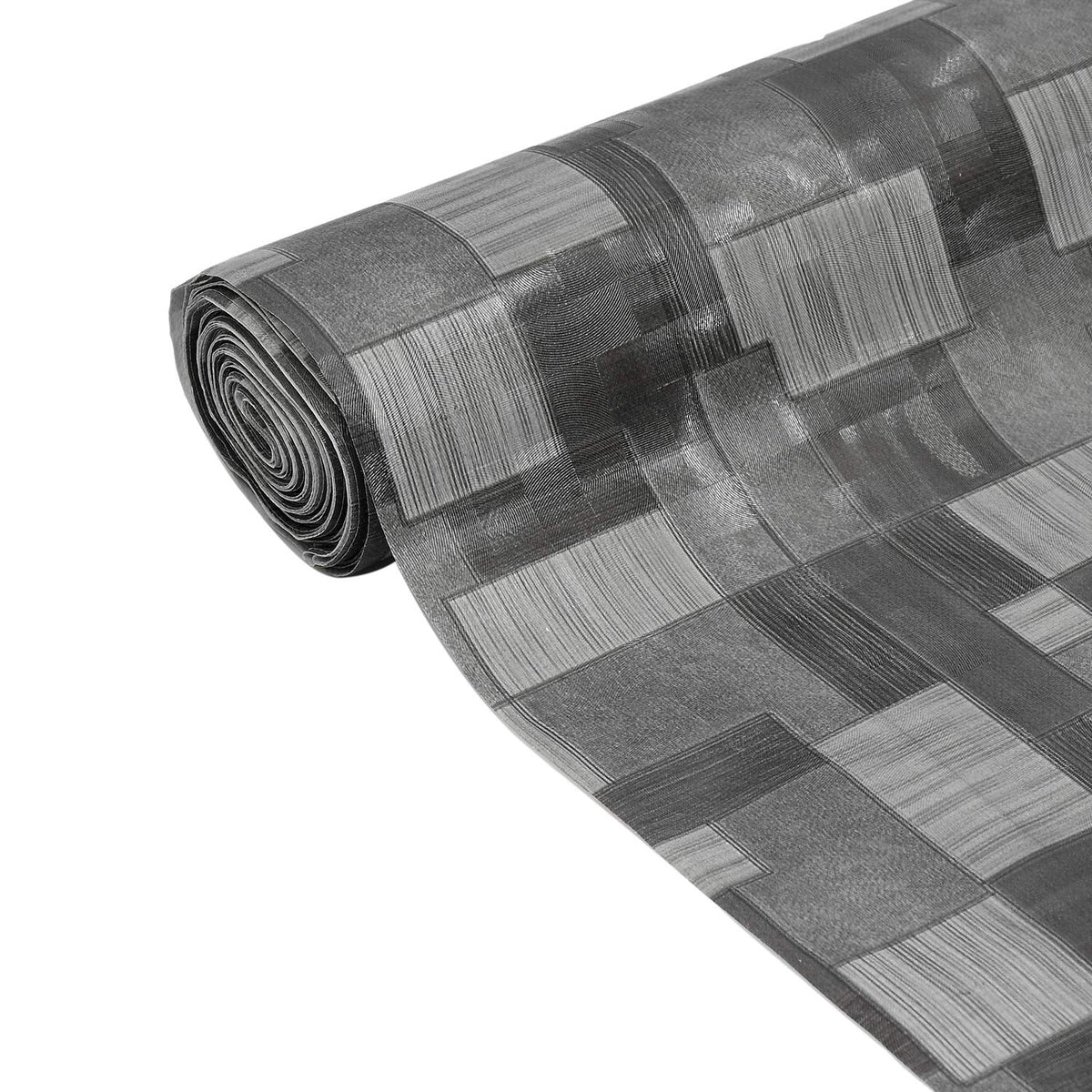 Kuber Industries Leaf Design PVC Wardrobe Kitchen Drawer Shelf Mat 10 Mtr Roll (Grey)-CTKTC014492, Polyvinyl Chloride
