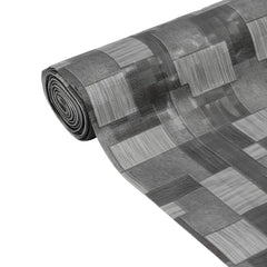 Kuber Industries Leaf Design PVC Wardrobe Kitchen Drawer Shelf Mat 10 Mtr Roll (Grey)-CTKTC014492, Polyvinyl Chloride