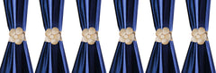 Kuber Industries Velvet 6 Pieces Curtain Tie Back Tassel Set (Gold) - CTKTC024106