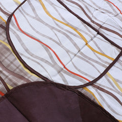 Heart Home Apron|PVC Unique Strips Printed Kitchen Chef Cloth|Waterproof Centre Pocket Apron With Tying Cord for Men & Women (Multicolor)