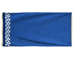 Heart HomeTringle Printed Super Soft, Fluffy, and Absorbent, Cotton Bath Towel Perfect for Daily Use, 30"x60"(Blue)