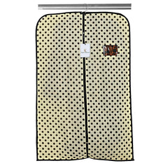 Kuber Industries 10 Piece Non Woven Coat Cover, Maroon and Cream