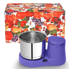 Heart Home Fruit Printed PVC Mixer Grinder Cover (Multicolour)-HS43HEARTH25698