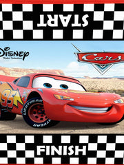 Kuber Industries Disney Cars & Lion King Print Non Woven Fabric Foldable Laundry Organiser with Lid & Handles (Set of 2, Black)-KUBMART10407, Standard