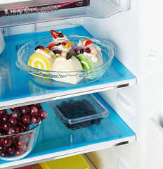 Kuber Industries 6 Pieces PVC Refrigerator/Fridge Multipurpose Drawer Mat Set (Blue)-KUBMART2833