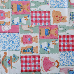 Kuber Industries Cartoon Character Design PVC Mattress Protector Sheet - (Multicolour, Standard Size)