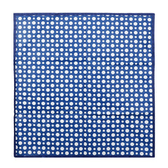 Kuber Industries Dots Design PVC Reversible Food Mat Mattress Protector Bed Server (Blue) CTKTC33199