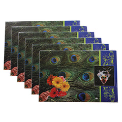Kuber Industries Exclusive PVC 6 Pieces Reversible Dining Table Placemat Set (Multi)-KSHI453