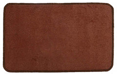 Kuber Industries Microfiber Anti Slip 2 Pieces Bath Mat 22"x14", Grey & Brown - CTKTC039931