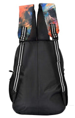 Kuber Industries Disney Mickey Mouse Print School Bag/Backpack|Solid Disney Print & Waterproof Polyester Material|2 Comparment with 2 Front Pockets|Size 28 x 17 x 36 CM (Black)