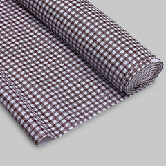 Kuber Industries Checkered Design PVC Wardrobe Kitchen Drawer Cupboard Cabinet Shelf Mat, Shelf Liner 10 Mtr (Maroon) (KUBMART03007)