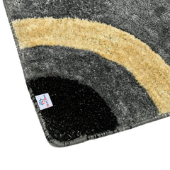 Heart Home Designer Soft, Lightweight Velvet Door Mats for Entry, Patio, Porch, Bedroom, Living Room- Pack of 2 (Brown)-50HH01080