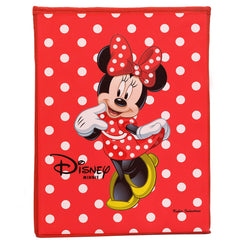 Kuber Industries Disney Minnie Mickey Mouse Print Non Woven Fabric Foldable Laundry Basket, Toy Storage Basket, Cloth Storage Basket with Lid & Handles (Set of 2, Black & Red)-KUBMART1221, Standard