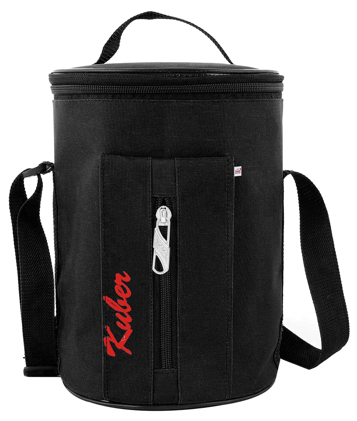 Fun Homes Non-Woven Portable Travel Lunch/Tiffin/Storage Bag for Office, College & School (Brown), Standard (HS_37_FUNH020681)
