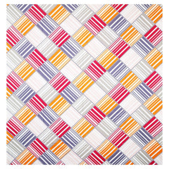 Kuber Industries Checkered Design Glace Cotton Double Bedsheet with 2 Pillow Covers (Yellow & Grey)-CTKTC033163