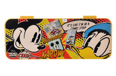 Heart Home Mickey Mouse & Friends Printed Durable Plastic Pencil Box, Pencil Case For School Kids With Number Lock System & Accessories (Yellow) (HS39HEARTH022650)