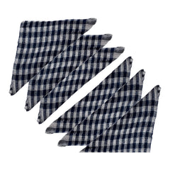 Kuber Industries Duster | Wet Dry Cleaning Napkin | Cotton Kitchen Duster | 300 GSM Kitchen Cleaning Clothes | Pocha for Kitchen | Car | Desk | Fan | Set of 6 | 101 | Blue