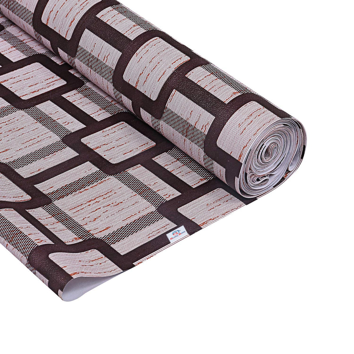 Heart Home Multiuses Squere Print Shelf Liners for Kitchen Shelves, cupboards, Wardrobe, Drawer, 10 Mtr (Pink) 52HH4086