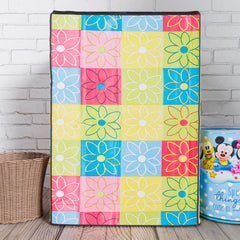 Heart Home Washing Machine Cover | Yellow & Check Print Washing Machine Cover | PVC | Top Load Fully-Automatic Washing Machine Cover | Multi