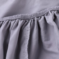 Kuber Industries Double Bed Mattress ProtectorBed Protecter with Elastic 150x200 CM (Grey)