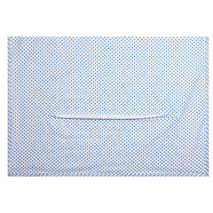 Heart Home Flower Printed Blanket/Duvet Reversible Super Soft Lightweight AC Double Dohar,90"x100" (Blue)-HS43HEARTH26790