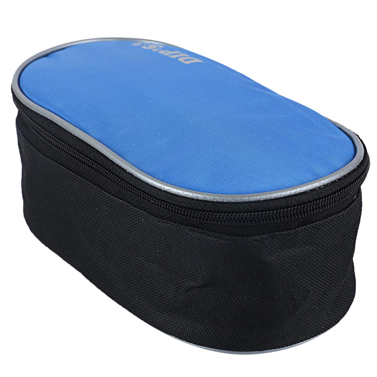 Kuber Industries Rexene Lunch Box Cover, Blue and Black