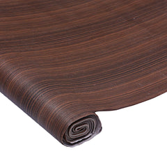 Kuber Industries Floral Checkered Design PVC Wardrobe Kitchen Drawer Shelf Mat 10 Mtr Roll (Brown)-CTKTC30425