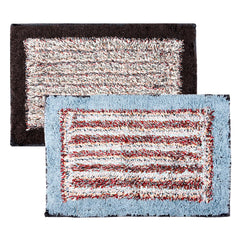 Heart Home Door Mat | Dust Trapper Mat | Door Entrance Mat | Anti-Skid Door Mat | Floor Mat for Home Entrance | Cotton Border Door Mat | Entryway Door Mat | Pack of 2 | Multi