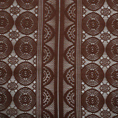 Heart Home Square Design Cotton 5 Seater Sofa Cover with 6 Pieces Arms Cover and 1 Center Table Cover Use Both Side, Living Room, Drawing Room, Bedroom, Guest Room (Set Of17, Brown)-HEART12009