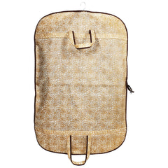 Heart Home Metalic Printed 4 Pieces Foldable Non Woven Men's Coat Blazer Cover (Golden Brown) - HEART6432