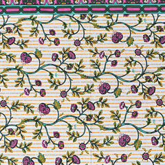 Kuber Industries 100% Cotton 144 TC Single Bed Sheet with 1 Pillow Cover (Pink) -CTKTC13002