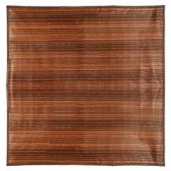 Kuber Industries Polyvinyl Chloride PVC Reversible Food Mat|Water Proof & Digital Floral Print|Bedsheet Protector (Brown, Pack of 1)