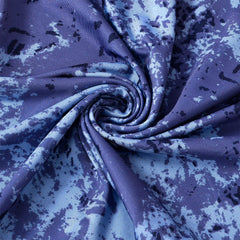 Heart Home Camouflage Printed Elastic Stretchable Polyster Chair Cover for Home, Office, Hotels, Wedding Banquet (Blue)-50HH0959