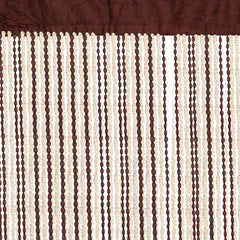 Heart Home HEART0606 Door Decorative Room Window Divider Sheer Fringe Thread Plain Strings Hanging Plastic Curtains (Maroon, 7 x 4 ft)