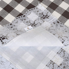 Kuber Industries 40"x60" Checkered Print PVC Table Cover for Center Table and 4 Seater Center Table (Brown) (HS_36_KUBMART018504)