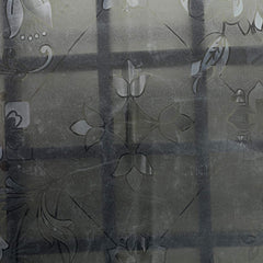 Kuber Industries 3D Design Floral PVC 4 Seater Center Table Cover - White, Standard (CTKTC03498)