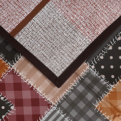 Kuber Industries Checkered PVC Reversible Food Mat Bed Server - Multicolour (CTKTC05110)